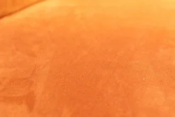 Marelli 2-Sitzer-Sofas|Sofa Liam 9LI204 Stoff Koala 129 C Orange Fuß B Lack Bronze 0PM18