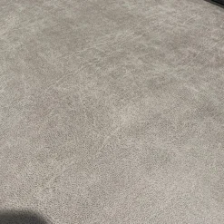 Polsteria 2-Sitzer-Sofas|Sofa Lodi Bezug Stoff Gringo Taupe Grau Metalleckfuß Schwarz Matt