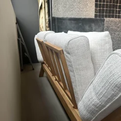 Brühl 2-Sitzer-Sofas|Sofa Lofoten Pure Stoff 5277 42 Beige Untergestell Eiche Natur Mit Klappbaren Armlehnen