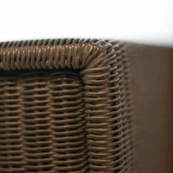 Accente 2-Sitzer-Sofas|Sofa Loft Small 150 Stoff Holzrahmen Mit Geflecht Bezogen Braun Schwarz