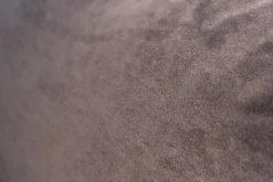 Bielefelder Werkstätten 2-Sitzer-Sofas|Sofa Long Island Bezug Stoff City Velvet Reloaded CA7832 095 Grau Metallfuß Schwarz Mit Rückenkissen