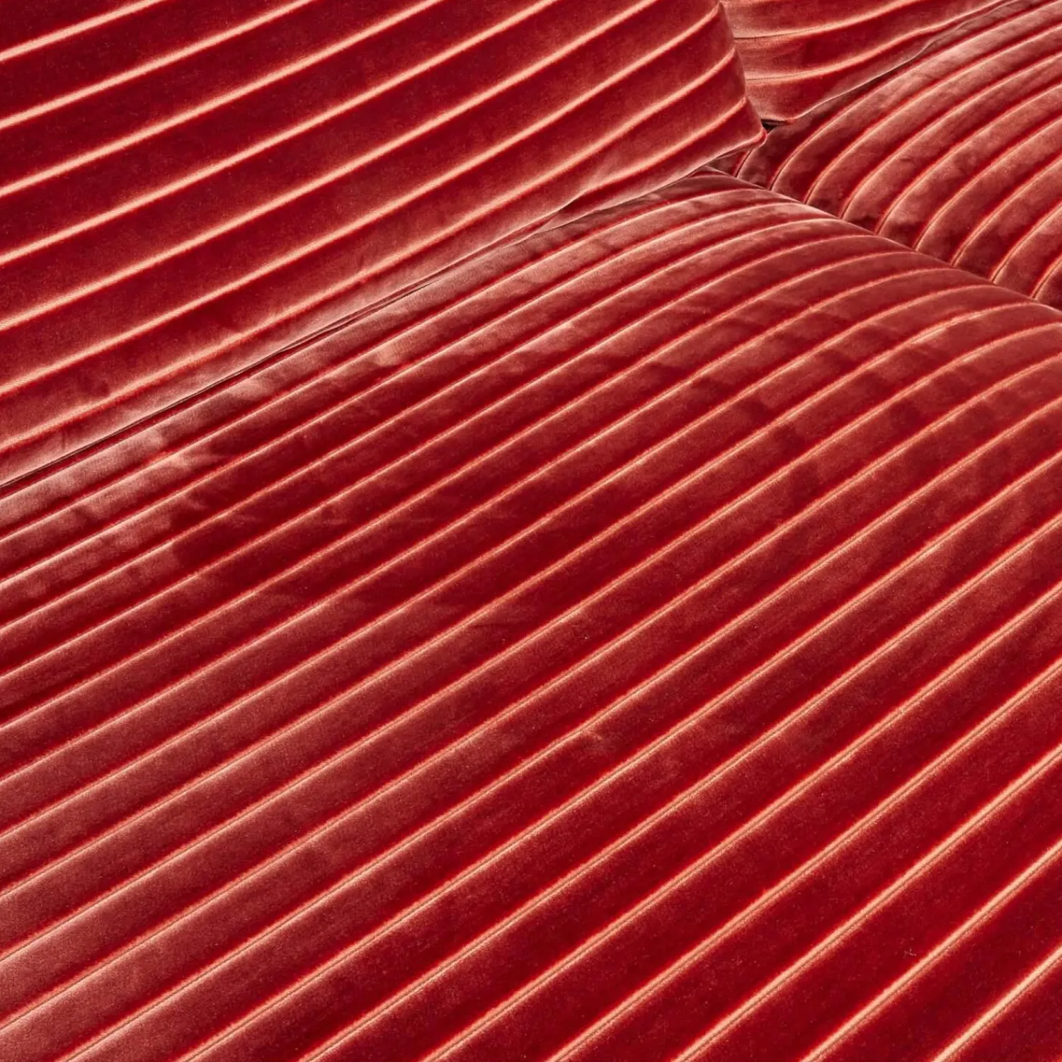 IP Design 2-Sitzer-Sofas|Sofa Loop 2/75 Stoff Glory IP1791-262 Rot Füße Rot