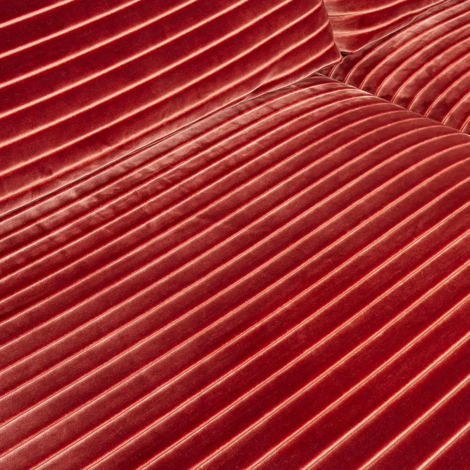 IP Design 2-Sitzer-Sofas|Sofa Loop 2/75 Stoff Glory IP1791-262 Rot Füße Rot