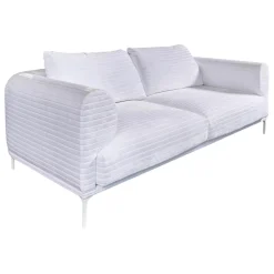 IP Design 2-Sitzer-Sofas|Sofa Loop 2/75 Stoff Glory IP1791-171 Weiß Gestell Weiß