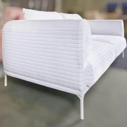 IP Design 2-Sitzer-Sofas|Sofa Loop 2/75 Stoff Glory IP1791-171 Weiß Gestell Weiß