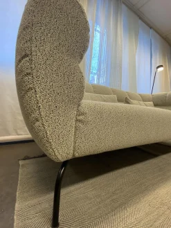 Brühl 2-Sitzer-Sofas|Sofa Magnolia Stoff 5275 0041 Grau Gestell Metall Schwarz Pulverbeschichtet