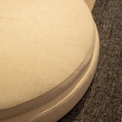 B&B Italia 2-Sitzer-Sofas|Sofa Maxalto Amoenus Stoft Stoff Lou Bastfarben 2613102 Beige Sockel Graphit mit Teppich