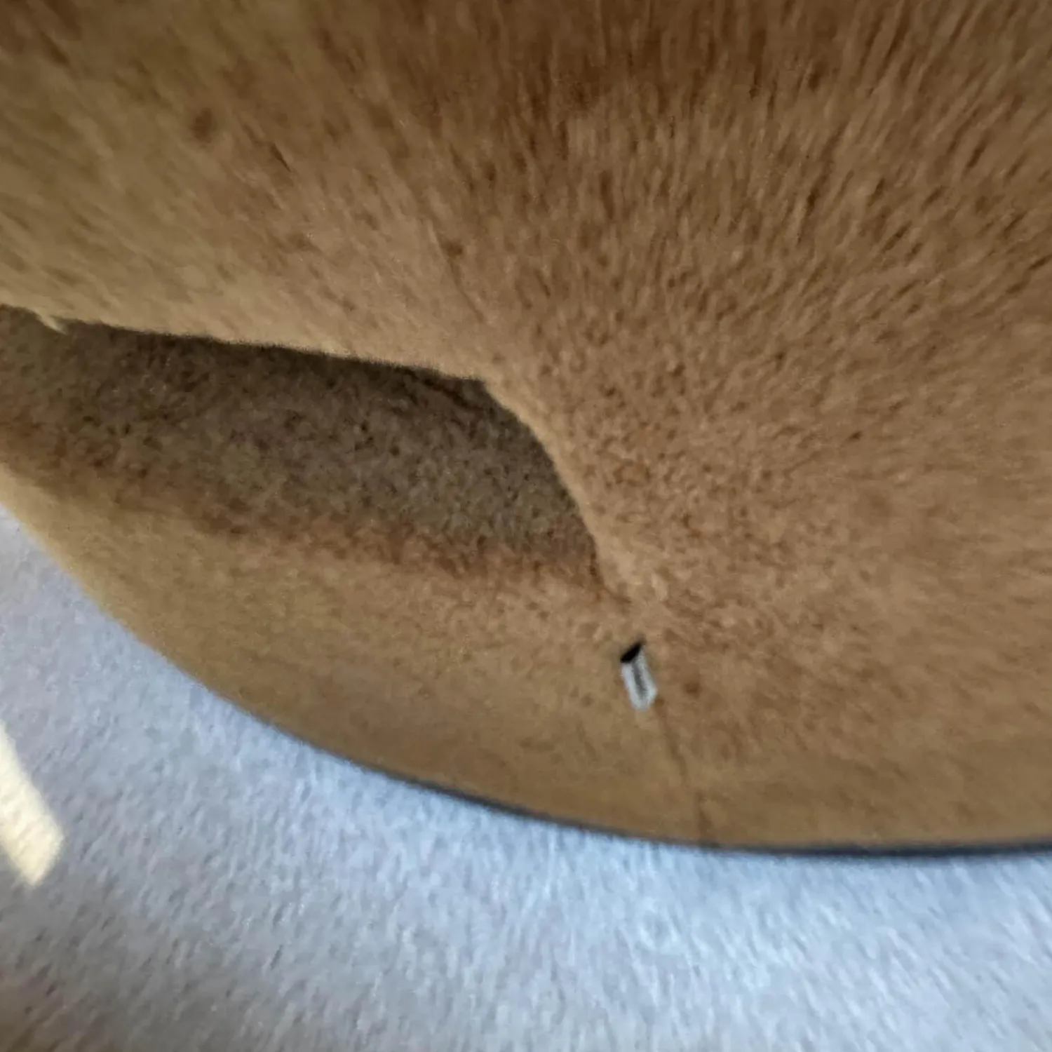 B&B Italia 2-Sitzer-Sofas|Sofa Maxalto Amoneus Stoff Velour Milo Tabak Braun Gestell Graphit mit 5 Kissen