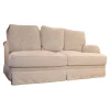 Domicil 2-Sitzer-Sofas|Sofa Melody Stoff Aubrey 04 Füße Buche Natur mit Schabracke
