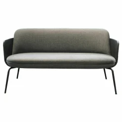 Wittmann 2-Sitzer-Sofas|Sofa Merwyn Lounge 135 29625 Stoff Hagen Graphit Grau Aussen Keder Schwarz