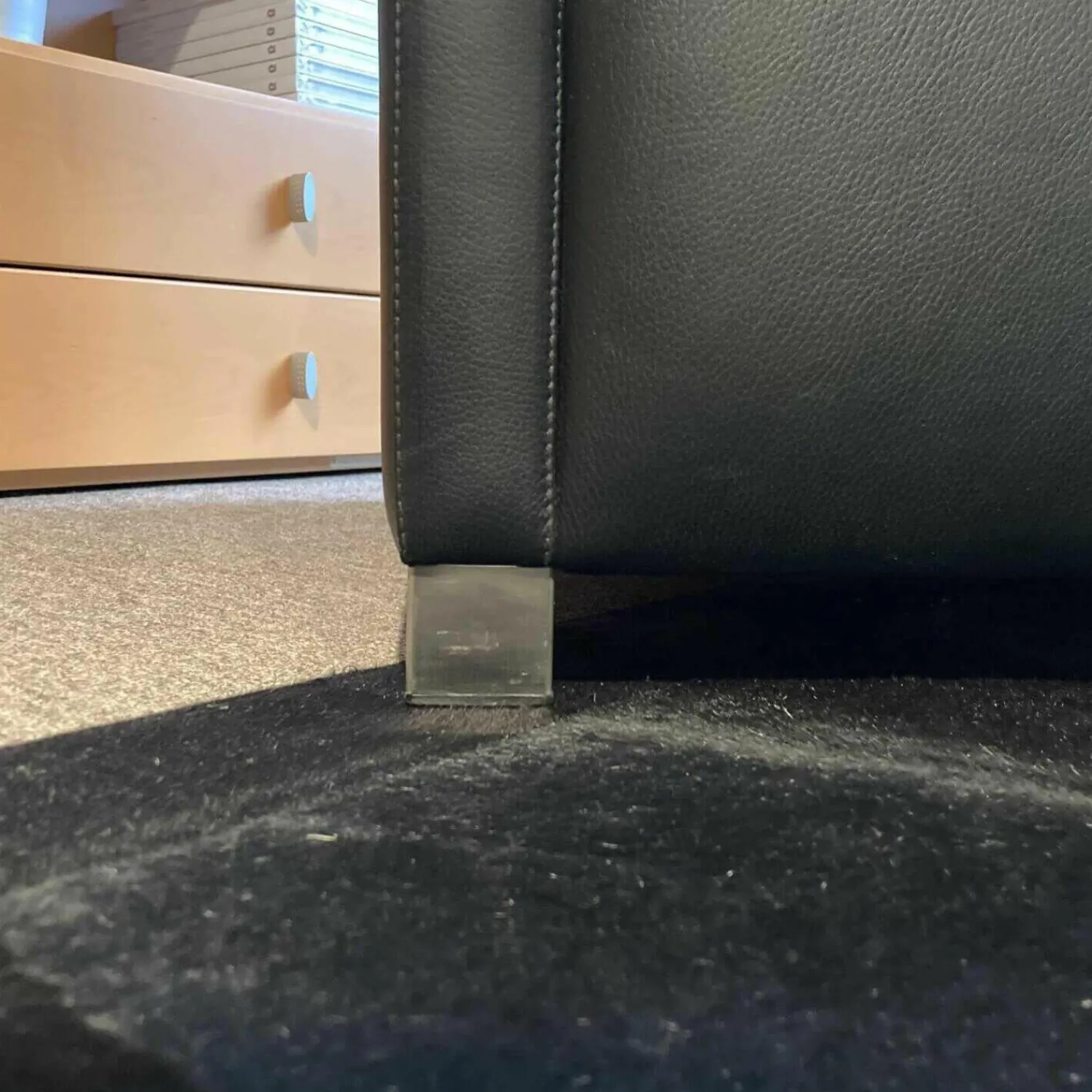 Wittmann 2-Sitzer-Sofas|Sofa Metro Leder Toro Ebenholz Schwarz