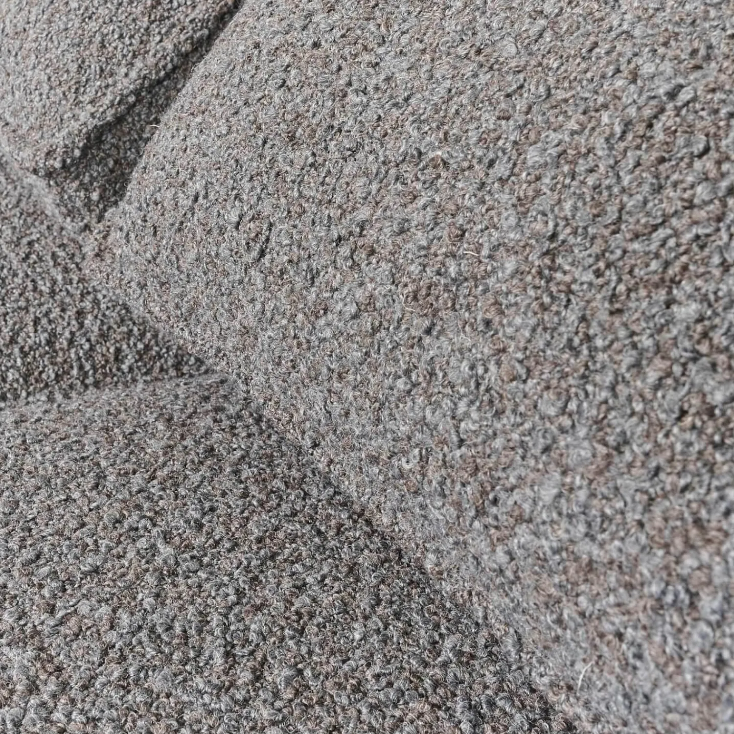 IP Design Ecksofas|Sofa mit Longchair Cube Air Stoff Cooper BW1779-191 Grau