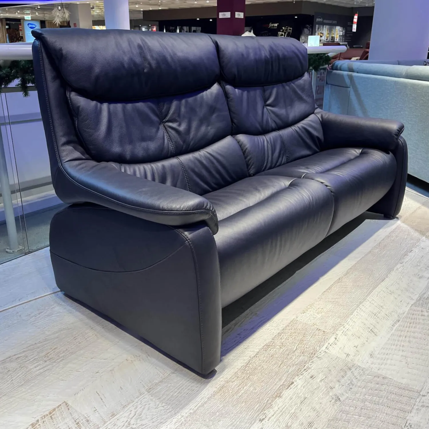 himolla 3-Sitzer-Sofas|Sofa Mondo Satyr 3-Sitzig Bezug Leder 24 Longru Pazifik Sitz Superlastic Soft