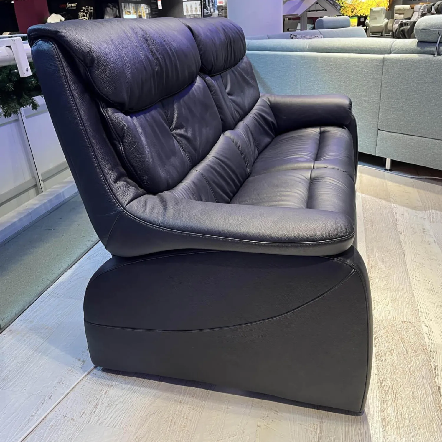 himolla 3-Sitzer-Sofas|Sofa Mondo Satyr 3-Sitzig Bezug Leder 24 Longru Pazifik Sitz Superlastic Soft