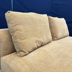 COR 2-Sitzer-Sofas|Sofa Moss 74211 Bezug Stoff 8164 Curry Gelb Füße Feinstruktur Schwarzbraun