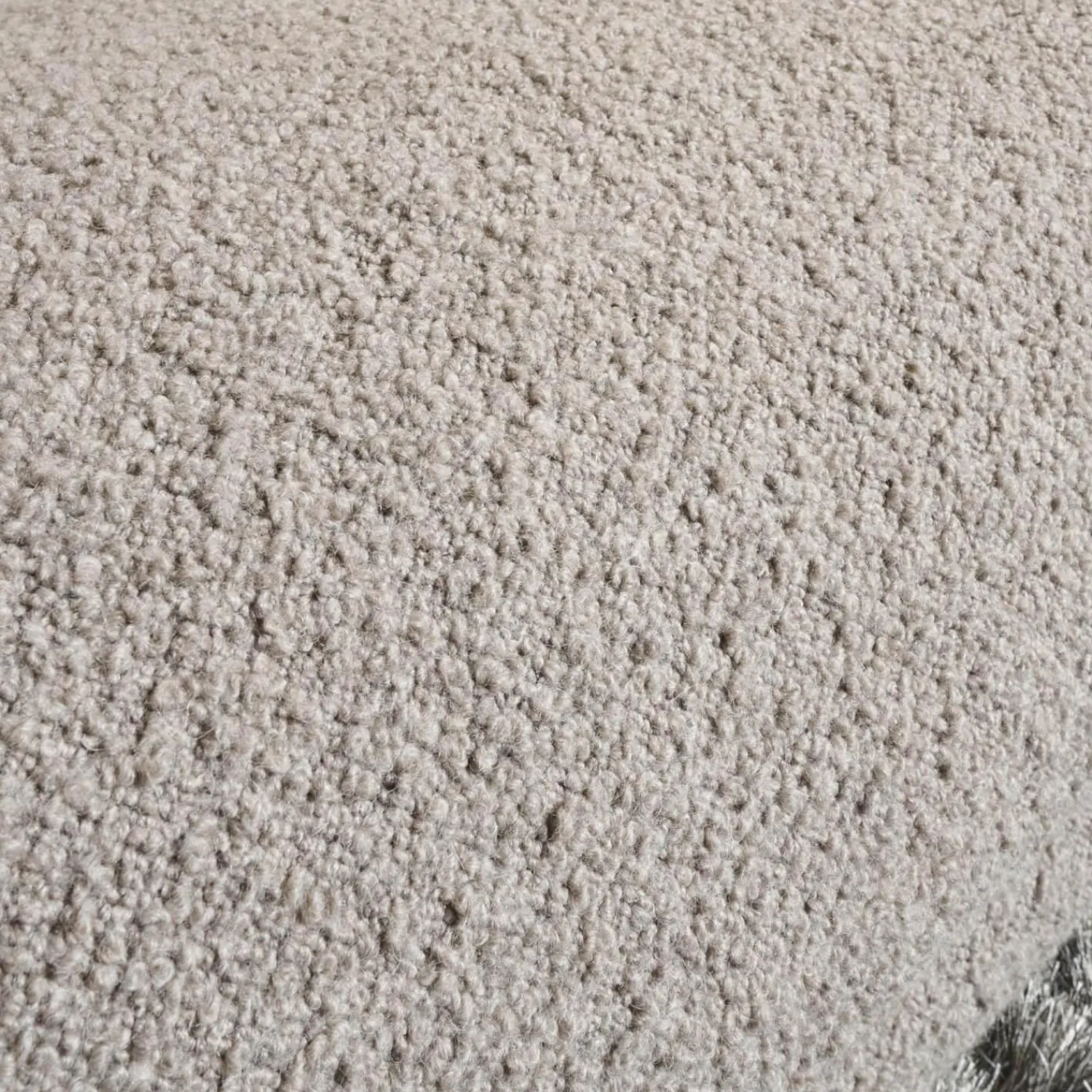 COR 2-Sitzer-Sofas|Sofa Moss Stoff 14002 Hellgrau Füße Verchromt Mit Rückenkissen