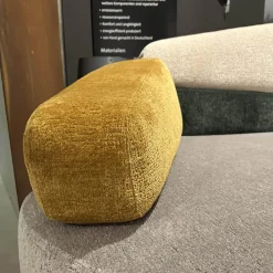 Brühl 2-Sitzer-Sofas|Sofa Mosspink Stoff 4401 92 Grau 75 Gelb 45 Creme 35 Grün 80 Rosa Füße Eiche Dunkel Geölt