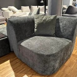 Sophisticated Living 2-Sitzer-Sofas|Sofa Motu 3 Teilig Bezug Stoff Genesis 12 Winter Moss Grün Füße Holz Dunkelbraun Inklusive Tischplatte
