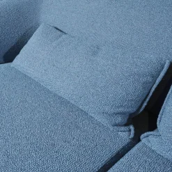 COR 2-Sitzer-Sofas|Sofa Nook Innen Stoff 8214 Blau Petrol Außen Stoff 8206 Nordic Blau