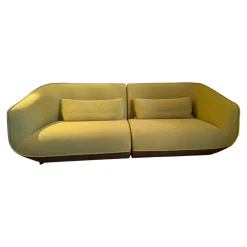 COR 2-Sitzer-Sofas|Sofa Nook Stoff Innen 8077 Gelb Außen 8306