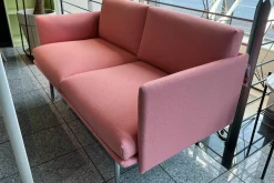Muuto 2-Sitzer-Sofas|Sofa Outline Stoff Vidar Fb. 622 Rosa