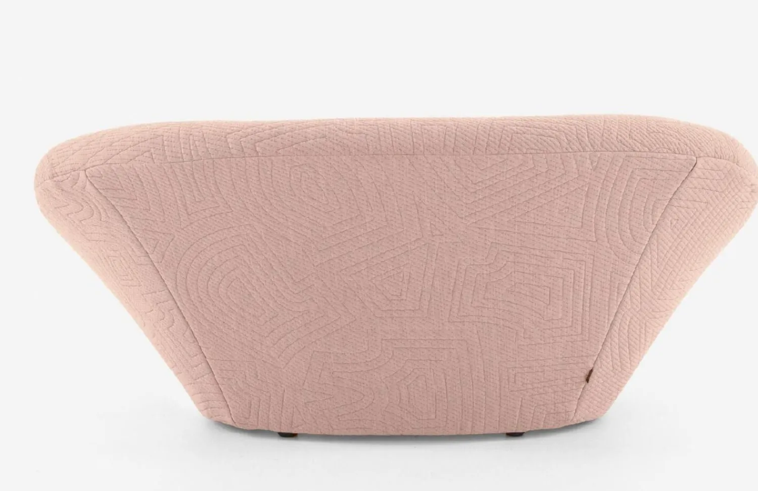 Ligne Roset 2-Sitzer-Sofas|Sofa Ploum 2 Sitzer Hochlehner Stoff Appa FR Poncho Rosa Gestell Stahl Füße Bezogen
