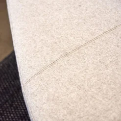 Tacchini 2-Sitzer-Sofas|Sofa Polar Bezugsstoff Divina Melange 3 Farbe 227 Beige Creme