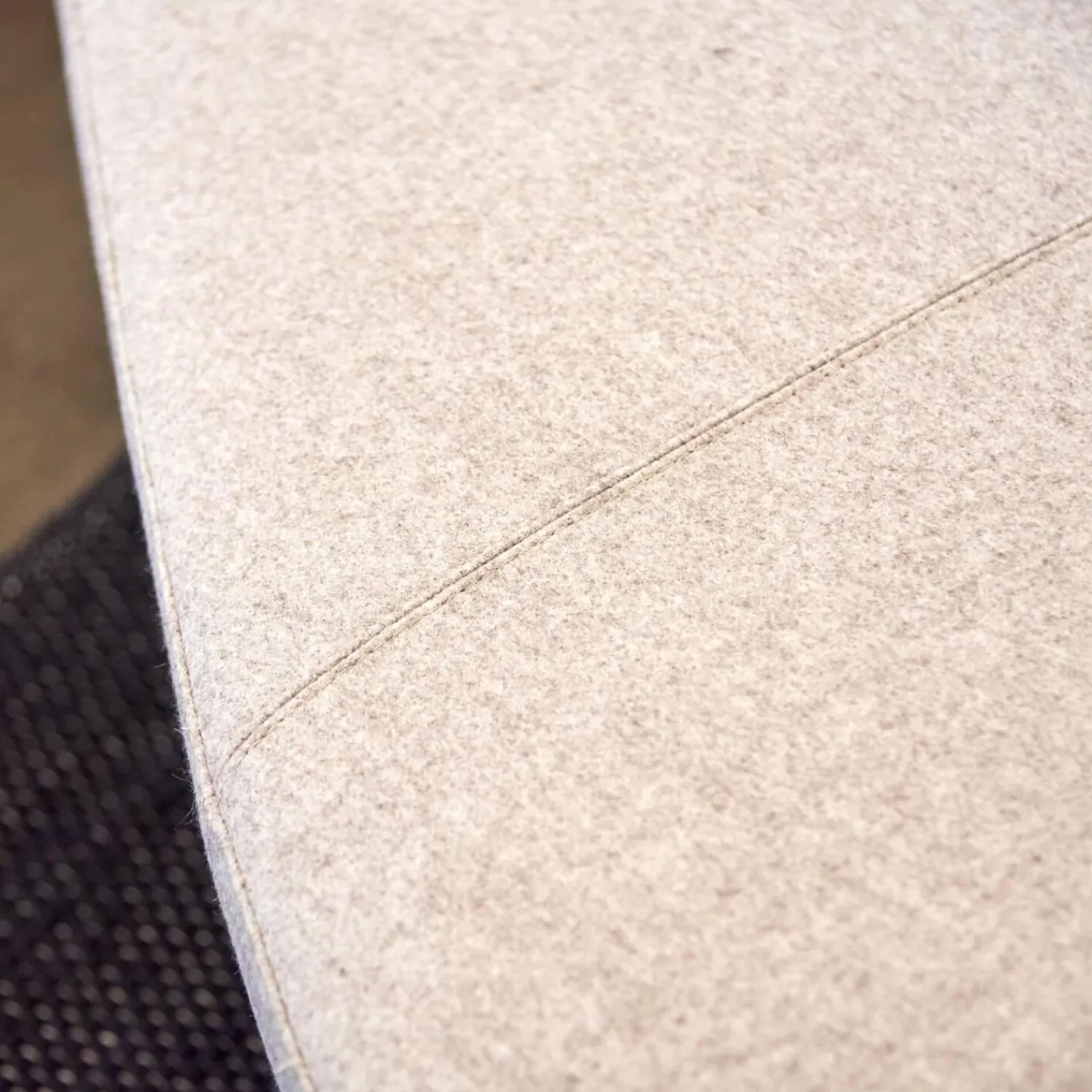 Tacchini 2-Sitzer-Sofas|Sofa Polar Bezugsstoff Divina Melange 3 Farbe 227 Beige Creme