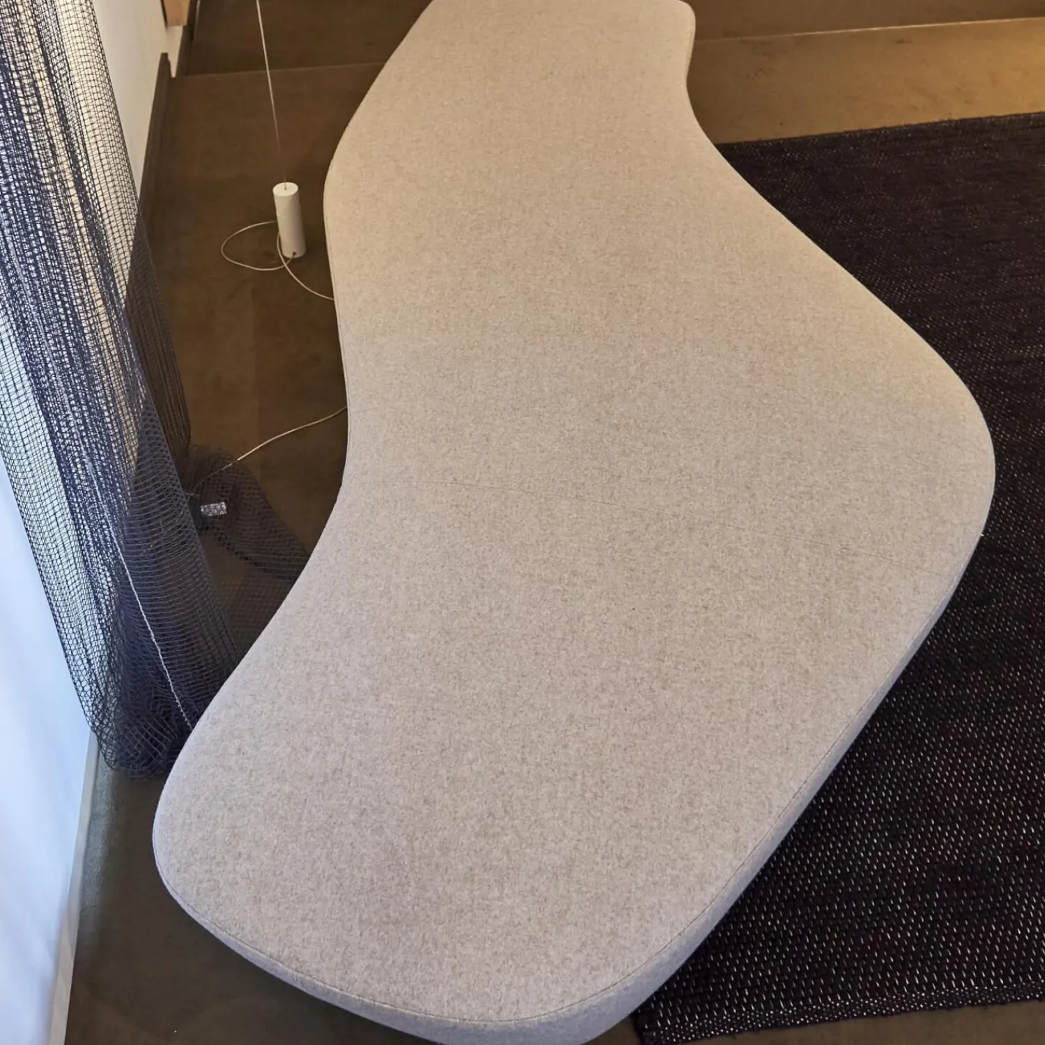 Tacchini 2-Sitzer-Sofas|Sofa Polar Bezugsstoff Divina Melange 3 Farbe 227 Beige Creme