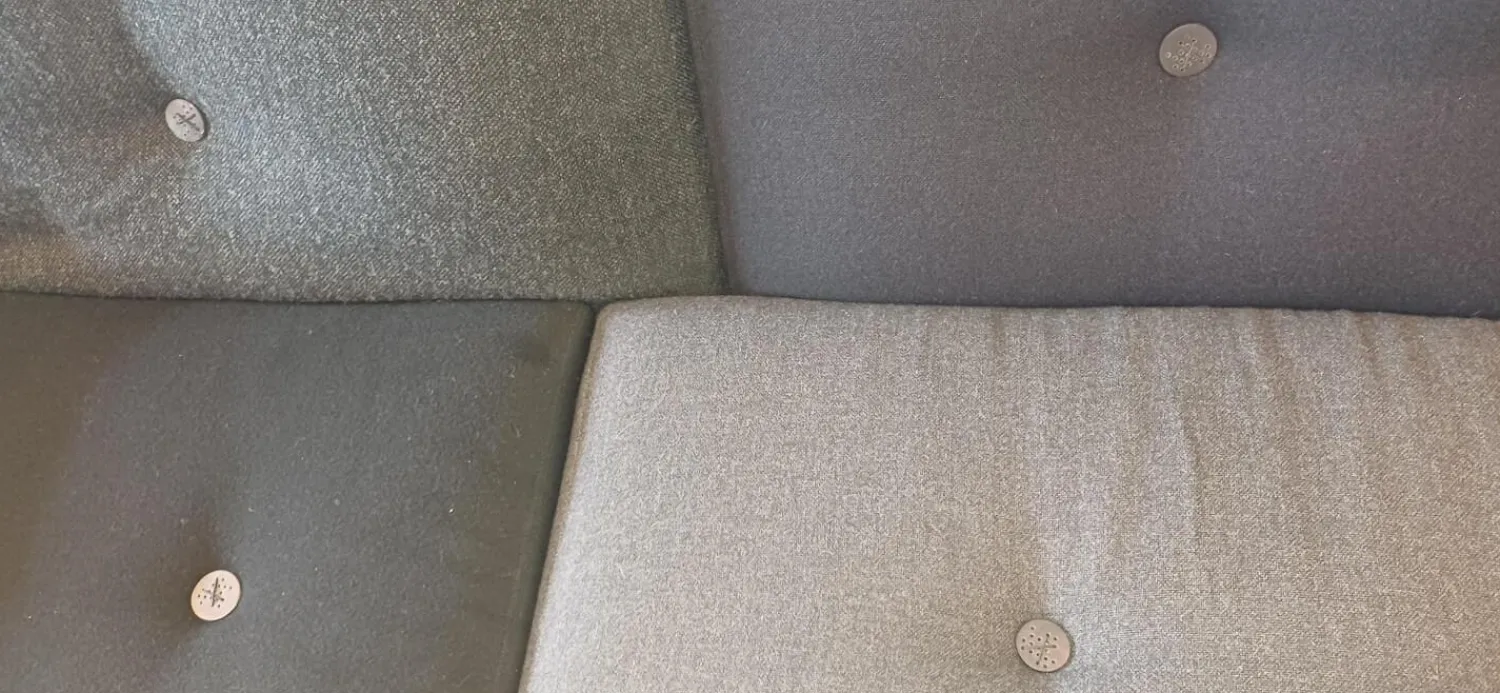 Vitra 2-Sitzer-Sofas|Sofa Polder XL Stoff Spirit Schwarz Steelcut Anthrazit Hallingdal Dunkelgrau Soft Schwarz Und Anthrazit Und Tonus Schwarz