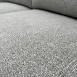 Bielefelder Werkstätten 2-Sitzer-Sofas|Sofa Polo Living 2 80 Bezug Stoff Modena BW1761-282 Grau Füße Aus Edelstahl