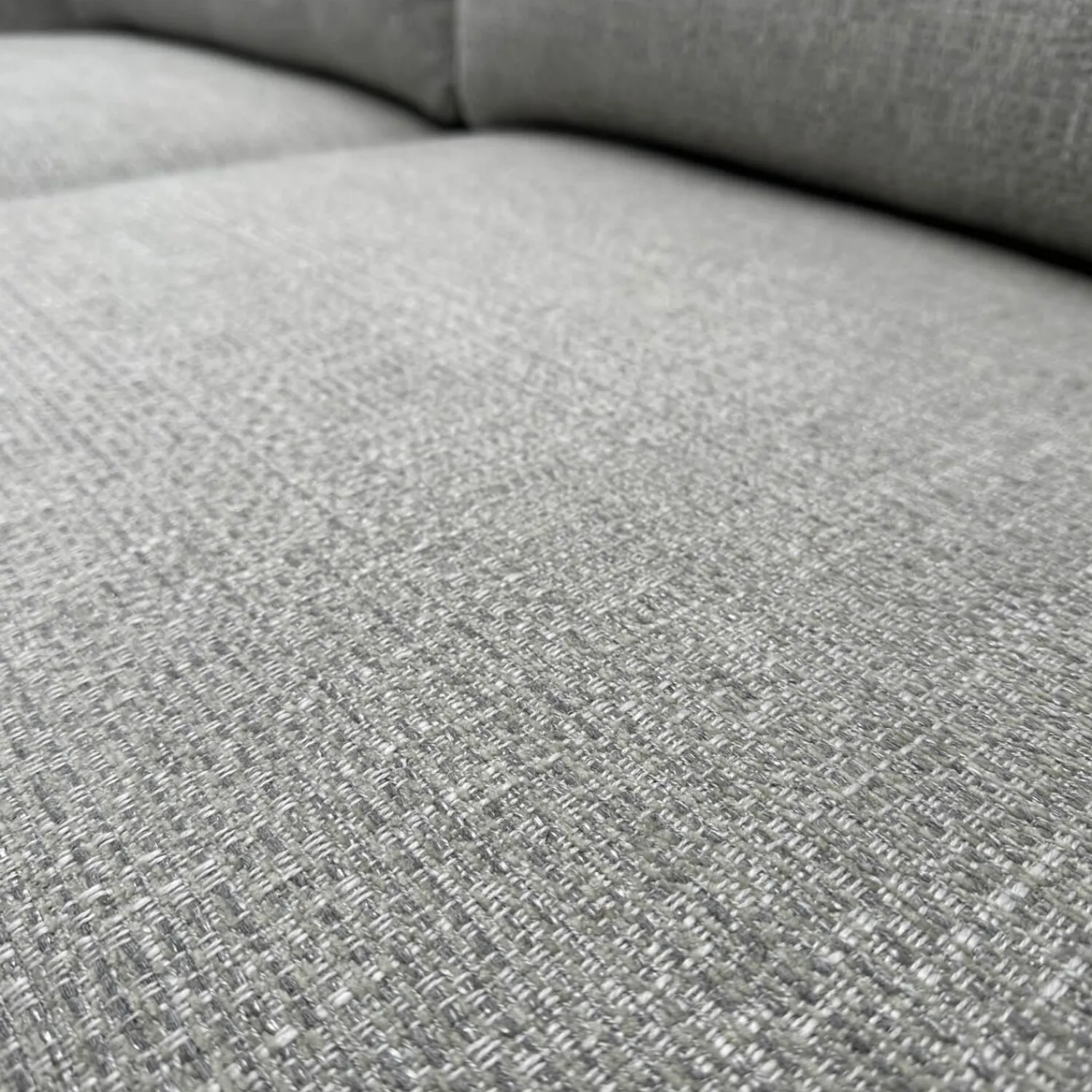 Bielefelder Werkstätten 2-Sitzer-Sofas|Sofa Polo Living 2 80 Bezug Stoff Modena BW1761-282 Grau Füße Aus Edelstahl