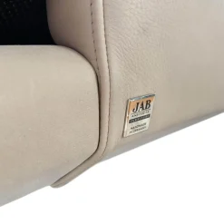 Bielefelder Werkstätten 2-Sitzer-Sofas|Sofa Polo Lounge Leder 2 Java Sand Füße Braun Gebeizt