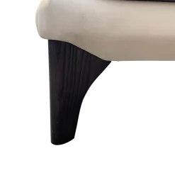 Bielefelder Werkstätten 2-Sitzer-Sofas|Sofa Polo Lounge Leder 2 Java Sand Füße Braun Gebeizt