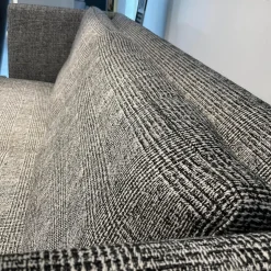 Bielefelder Werkstätten 2-Sitzer-Sofas|Sofa Polo Lounge Stoff BW-1769-191 Scott Fuß Schwarz Gebeizt