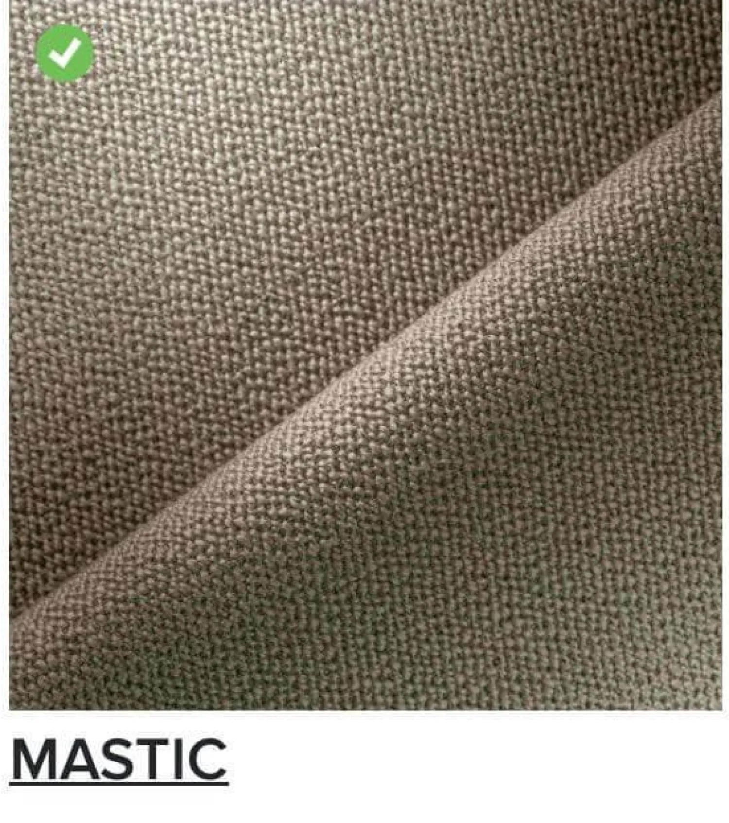 Ligne Roset 2-Sitzer-Sofas|Sofa Prado Großer 2 Sitzer T 100 Stoff Vidar FR Mastic Beige Gestell Lack Schwarz