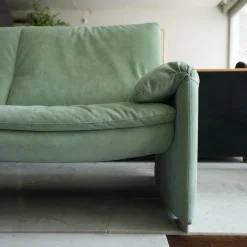 Leolux 2-Sitzer-Sofas|Sofa Ronchamp Bezug Alcantara 2156 Grün