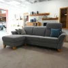Ponsel Ecksofas|Sofa S189 Calisto Stoff 0815 Grau 18