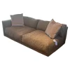 Moroso 2-Sitzer-Sofas|Sofa Salon Nana Stoff A1509 Zero 0003 Senape Fuß 641 RAL 7016 Anthrazit