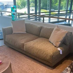 Moroso 2-Sitzer-Sofas|Sofa Salon Nana Stoff A1509 Zero 0003 Senape Fuß 641 RAL 7016 Anthrazit