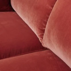 Bielefelder Werkstätten 2-Sitzer-Sofas|Sofa Saloni 135 3001 Stoff City Velvet CA 7832 063 Mit Keder Füßen Schwarz Inklusive Kopfstütze Und Kissen