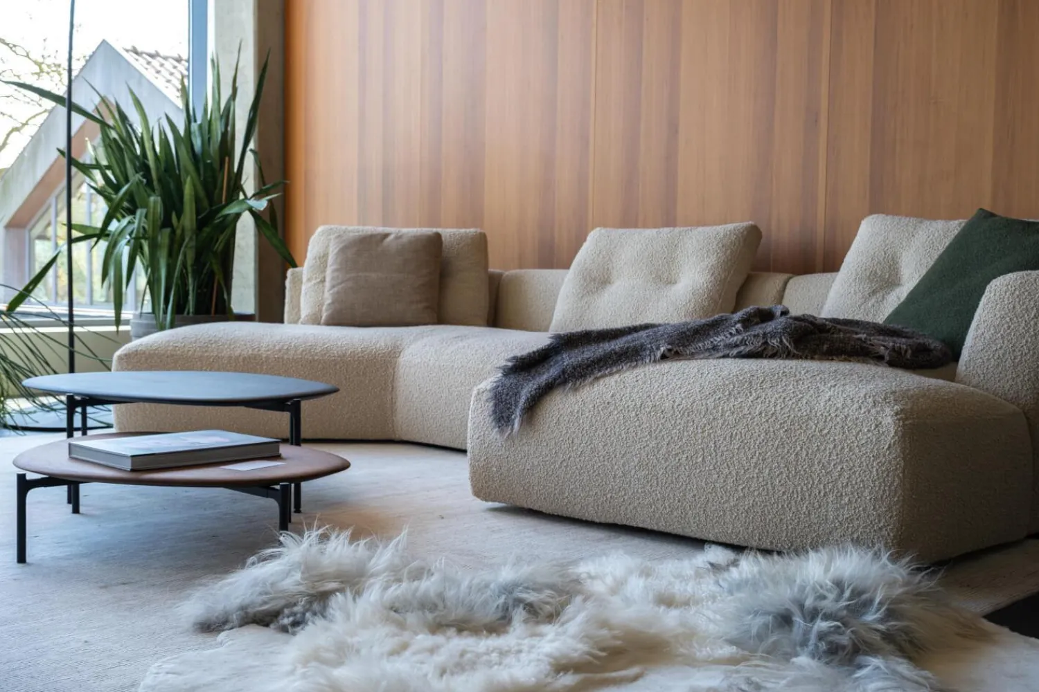 Cassina Wohnlandschaften|Sofa Sengu Bold Stoff Lookbold 13L454 Corda Beige