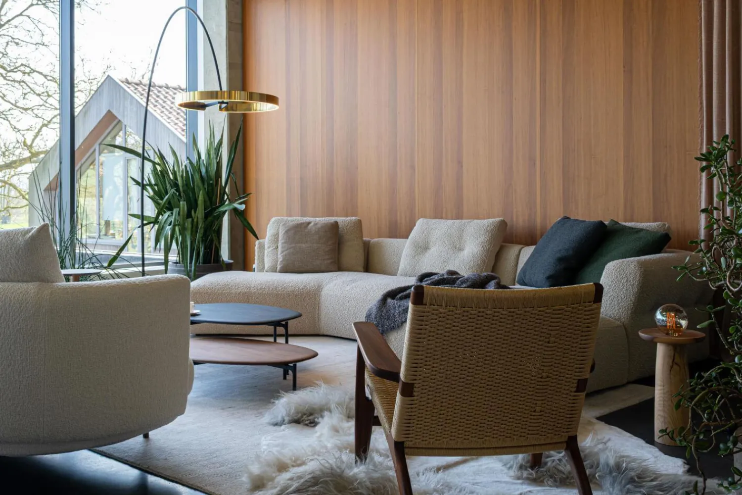 Cassina Wohnlandschaften|Sofa Sengu Bold Stoff Lookbold 13L454 Corda Beige