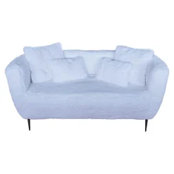 Sophisticated Living 2-Sitzer-Sofas|Sofa Serenity 2 Sitzer mit Fellbezug Saluki weiß