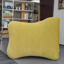 Brühl 2-Sitzer-Sofas|Sofa 2-Sitzer Bongo Bay Stoff 4490 Farbe 75 Gelb Inklusive 2 Kissen