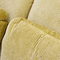 Brühl 2-Sitzer-Sofas|Sofa 2-Sitzer Bongo Bay Stoff 4490 Farbe 75 Gelb Inklusive 2 Kissen