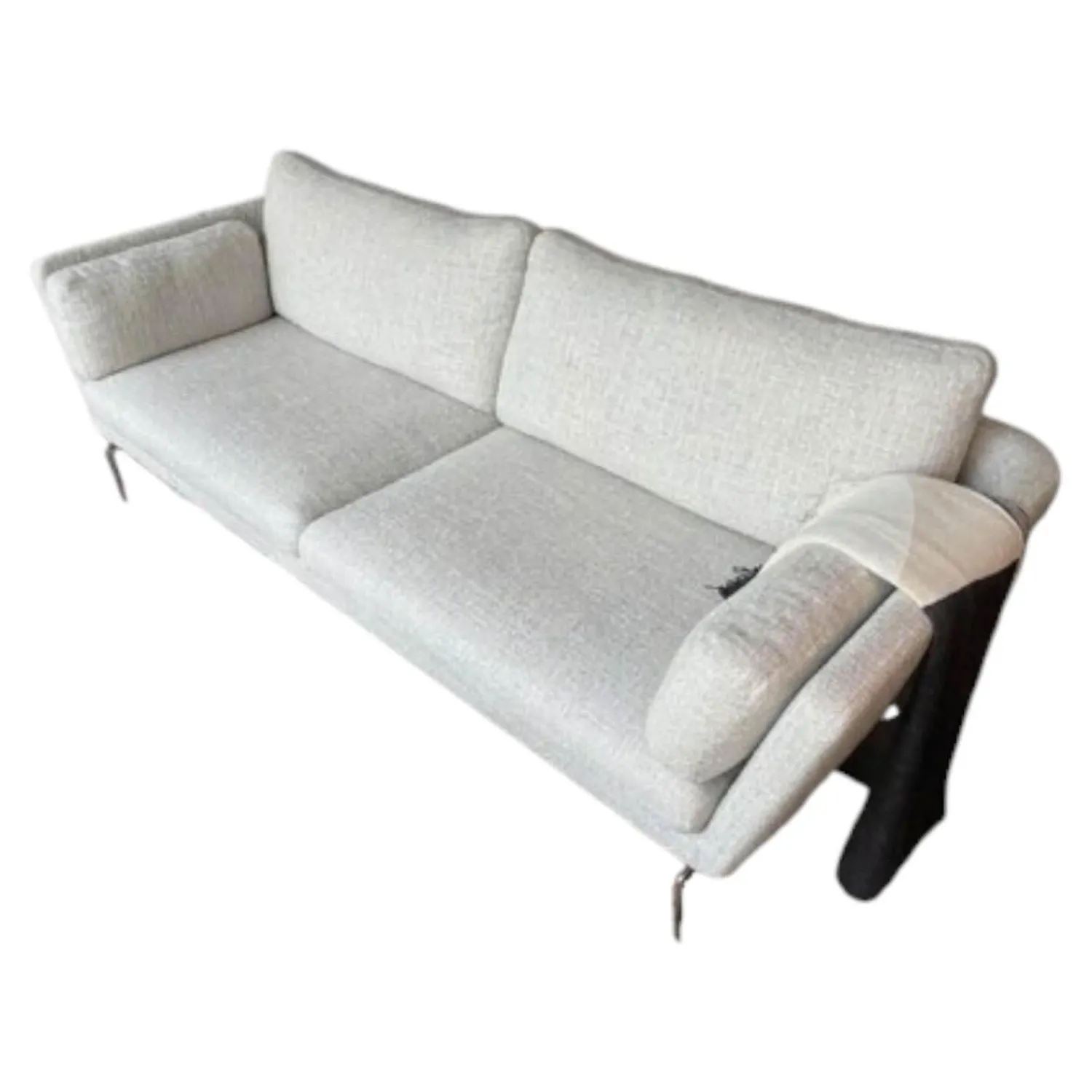 Vitra 2-Sitzer-Sofas|Sofa 3-Sitzer Suita Stoff Savana 02 Sand Melange Beige