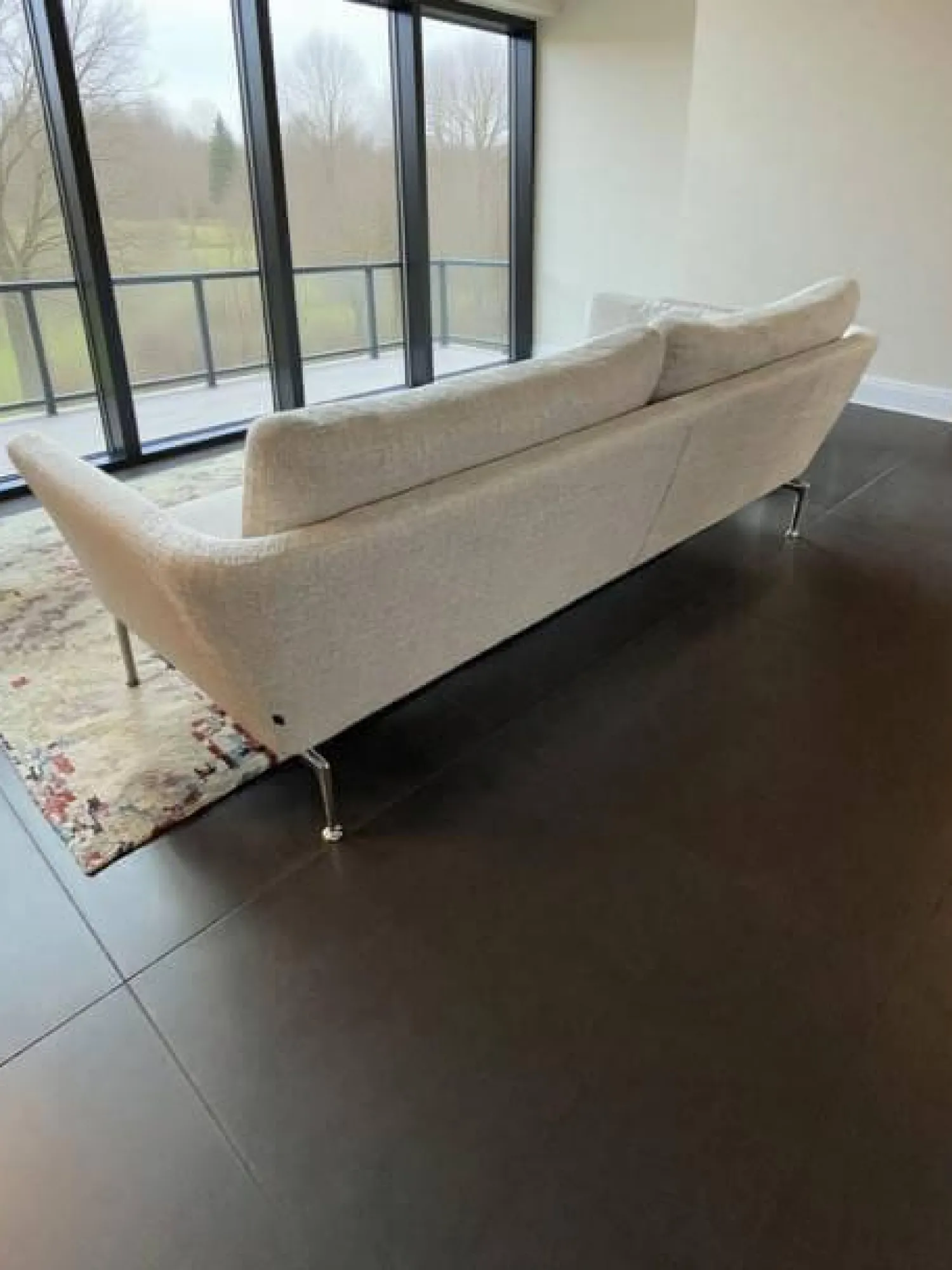 Vitra 2-Sitzer-Sofas|Sofa 3-Sitzer Suita Stoff Savana 02 Sand Melange Beige