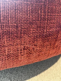 Bullfrog 2-Sitzer-Sofas|Sofa Sofia Stoff Smoothie Rostbraun 15 28 Füße Metall Schwarz Pulverbeschichtet