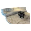 IP Design Ecksofas|Sofa Soulmate Stoff Zoey 171 Creme Beige Gestell Massivholz Füße Kunststoff Schwarz